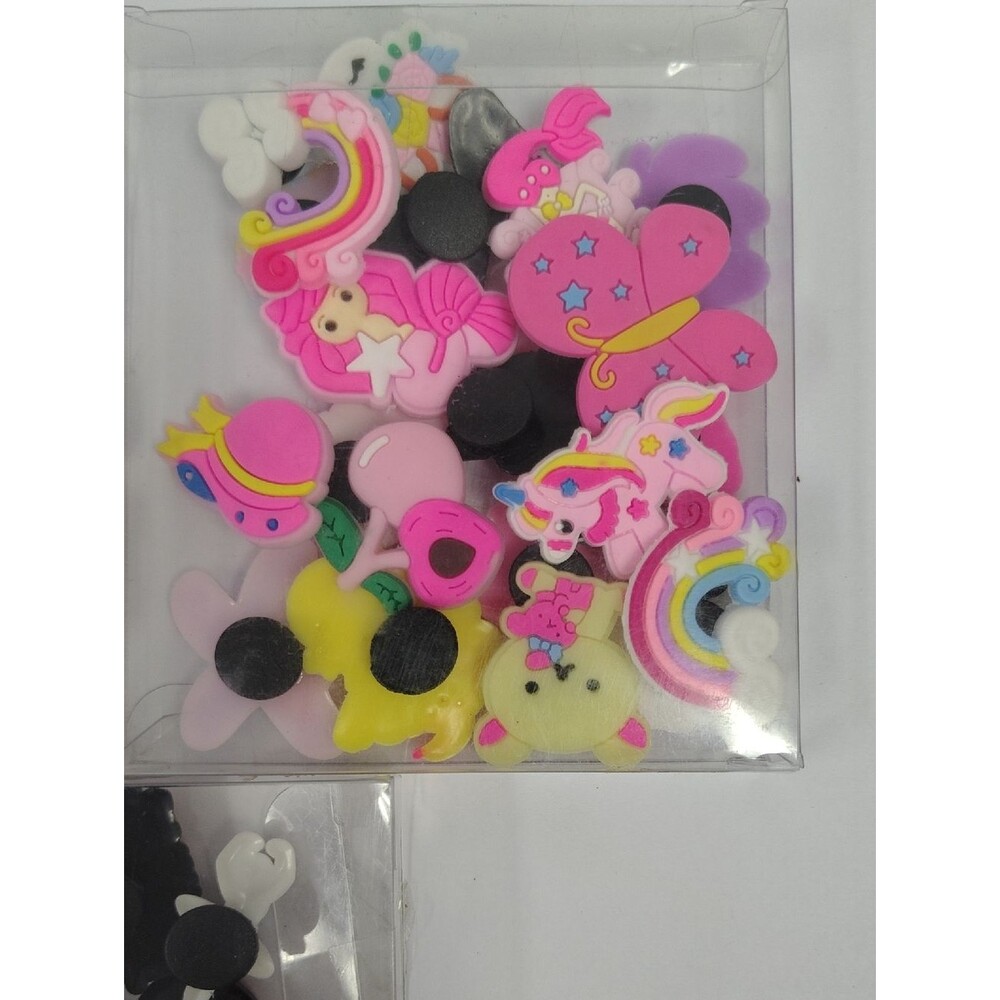 3 Packages Of Colorful Shoe Charms - Picture 2 of 5
